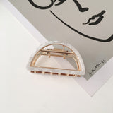 Fashion Acetate Triangle Hair Clips for Women Girls Hair Claw Chic Barrettes Claw Crab Hairpins Styling Tool Hair Accessories daiiibabyyy