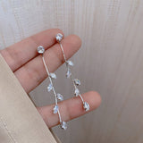 Alloy Earrings for Women Fashion Long retro Tassel Jewelry Pearl Earrings Jewelry accessories Wholesale daiiibabyyy