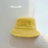 Winter Warm Women's Bucket Hat Thicken Soft Fleece Fisherman Cap Outdoor Travel Hat Sun Panana for Men and Women daiiibabyyy