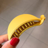 1PC Matte Banana Hair Clips for Women Hairpin Korean Hairclips Hair Barrette Ponytail Holder Girls Hair Accessories Hairgrips daiiibabyyy