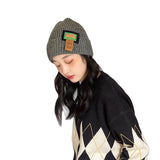 2022 New Beanies Women Fashion Knitted Hat Girls Female Beanie Cap Winter Hats for Women daiiibabyyy