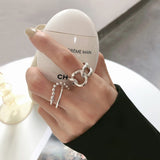 Fashion Korean Silver Color Statement Index Finger Rings For Women Hollow Geometric Irregular Open Adjustable Ring Party Jewelry daiiibabyyy