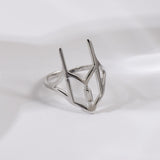 Daiiibabyyy   Fingertip Ring Carapace Joint Ring Simple Personality Micro-inlaid Zircon Opening Ring for Women Girls Men Party Jewelry daiiibabyyy