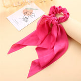 17KM Vintage Black Velvet Bow Elastic Hair Bands For Women Girls Hair Ribbon Scrunchies Hair Tie Headwear Hair Accessories daiiibabyyy
