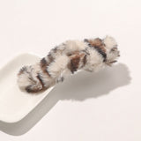 Winter Korean Elegant Plush Duckbill Clips Hair Accessories Solid Color Hair Clips Temperament  Hair Clip Plush Duckbill Clips daiiibabyyy