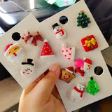 Classic Cartoon Christmas series Brooches Christmas Tree Bell Snowmen Santa Claus Arylic Lapel Pins Badges Jewelry dropshipping daiiibabyyy