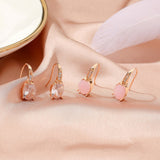 New Hot Sale Fashion Metal Drop Earrings for Women Vintage Water Droplets Hoop Earrings 2022 Trend Korean Fashion Jewelry Gift daiiibabyyy