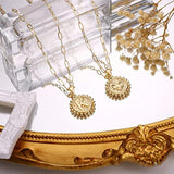 Fashion European and American Double Necklace For Women New Retro Fashion A-Z Letter Necklace First Letter Customized Gift Party daiiibabyyy