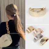 Fashion Metal Ponytail Hair Clip for Women Girls Hair Claw Chic Barrettes Claw Crab Hairpins Styling Fashion Hair Accessories daiiibabyyy