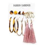 Fashion Gold Hoop Earrings Set Women Pearl Hoop Earrings Oversize Metal Circle Punk Earring 2022 Female Fashion Jewelry Dangler daiiibabyyy