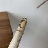 Korean Trendy Nail Ring Metal Line Thin Gothic Rings for Women  Daily Fashion Jewelry daiiibabyyy