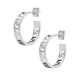 Lost Lady New Fashion Hoop Earrings Butterfly Ring-Shaped Ladies Earrings Jewelry Wholesale Direct Sales daiiibabyyy