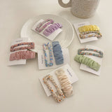 Small Fresh Girl hairpin Bangs Clip Japanese And Korean Style All-match BB Clip Floral Fabric Hair Clip Hair Accessories Sweet daiiibabyyy