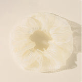 Daiiibabyyy New Net Yarn Hair Scrunchie Solid Color Hair Ties for Women Elastic Hair Ring Girl Ponytail Holder Smooth Hair Accessories
