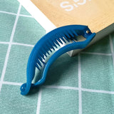 Elegant Banana Shape Hair Clips Sweet Candy Colors Hair Claw Women Girls Ponytail Holder Hairpins Fashion Hair Accessories daiiibabyyy