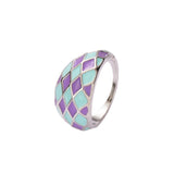 Lost Lady New Fashion Trend Two-Tone Ladies Ring With The Same Birthday Gift Alloy Jewelry Wholesale Direct Sales daiiibabyyy