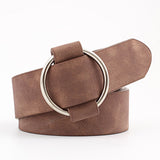 Suede Round Belts Modeling Belts for Women Without Buckles Waist Belt Straps  Ladies Leisure Dress Jeans Wild Waistband daiiibabyyy