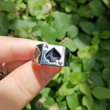 Lost Lady Retro Silver Black Skull Skelton Heart Rings Trendy Hiphop Punk Antique Finger Rings for Women Party Jewelry Gift daiiibabyyy