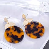 Unique Fashion Jewelry Gifts for Women Accessories Round Circle Dangle Earring Bijouterie Best Friends Colorful Pendant Israel daiiibabyyy