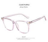 Daiiibabyyy Square Anti Blue Light Glasses Women Computer Gaming Men Blocking Blue-ray Lunettes De Sol Clear Eye glasses Spectacles Frames