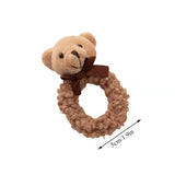 Girls Women Korea Cartoon Rabbit Scrunchie Ponytail Holder Hair Rope Fashion Hair Accessories INS Sweet Plush Hair Ring daiiibabyyy