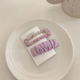 Small Fresh Girl hairpin Bangs Clip Japanese And Korean Style All-match BB Clip Floral Fabric Hair Clip Hair Accessories Sweet daiiibabyyy