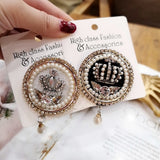 Korean Shirt Collar  Crown Brooch Fashion Brooch Pins Enamel Pin Brooches For Women Wholesale