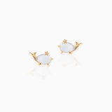 Lost Lady New Ins Inlaid Colorful Zircon Earrings Cute Gold-plated Zircon Stud Earrings For Women Girls Fashion Piercing Jewelry daiiibabyyy