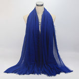 wholesale price 70*180cm women muslim crinkle hijab scarf femme musulman soft cotton headscarf islamic hijab shawls and wraps daiiibabyyy