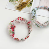 Ruoshui Summer Woman Elegant Lace Hairband Floral Headband Turban Women Headwear Hair Accessories Girls Bezel Fashion Bandana daiiibabyyy