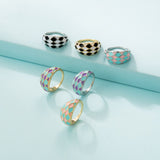 Lost Lady New Fashion Trend Two-Tone Ladies Ring With The Same Birthday Gift Alloy Jewelry Wholesale Direct Sales daiiibabyyy