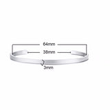 Daiiibabyyy Bangle Bracelet Men, Cuff Bracelets, Stainless Steel Bracelet, Dainty Brazalets, Minimalist Bracelet Jewelry, Cuffs Bangles