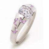 Creative Women Fashion Butterfly Ring Silver Color Inlaid White Stone Engagement Rings for Women Bridal Wedding Jewelry daiiibabyyy