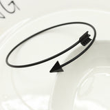 New Korean Women Ladies Arrow Bangle Cuff Bracelets Jewelry Open Adjustable Arrow Bracelet Bangles Pulseiras Bijoux  Wholesale daiiibabyyy