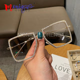 Myopia Hyperopia Women Sunglasses Vintage clear lens glasses ladies luxury rhinestone eyeglasses men optical Shades daiiibabyyy
