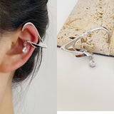 2022 New Fashion Elves Ear Cuffs Siliver Ear Cuff Clip Earrings for Women Earcuff No Piercing Fake Cartilage Earrings Jewelry daiiibabyyy