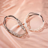 New Sexy White Black Lace Flower Elastic Headband for Women Female Hair Bands Wide Bridal Hair Accessories Elastic Headwear daiiibabyyy