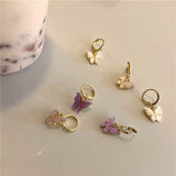 Dorp Earrings for Women Fashion Sweet Butterfly Earrings 2022 New Style Simple Light Jewelry Accessories Wholesale