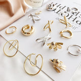 New Design Metal Ear Cuff Earrings without Piercing Geometric Minimalist Cartilage Earrings for Women Girls Jewelry daiiibabyyy