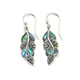 Classic Ethnic Style Creative Peacock Feather Earrings Silver Color Green Stone Hook Dangle Earrings for Women Bohemian Jewelry daiiibabyyy