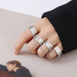 New European And American Personality Chain Ring For Women Punk Style Opening Ring Neutral Index Finger Fashion Jewelry Gift daiiibabyyy