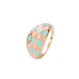 Lost Lady New Fashion Trend Two-Tone Ladies Ring With The Same Birthday Gift Alloy Jewelry Wholesale Direct Sales daiiibabyyy