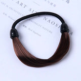Daiiibabyyy Women girl's  Wig hair Elastic Rubber Bands Rope Scrunchies Hair Ties Headdress Acsesorios para el cabello for Women girls