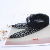Elegant Pearl Lace Girdle Hollow Bow-knot Thin Solid Color Tassel Waistband Dress Decor for Women Fashion Sweet Ribbon Belt daiiibabyyy