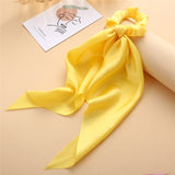 17KM Vintage Black Velvet Bow Elastic Hair Bands For Women Girls Hair Ribbon Scrunchies Hair Tie Headwear Hair Accessories daiiibabyyy