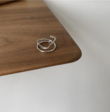 Korean Trendy Nail Ring Metal Line Thin Gothic Rings for Women  Daily Fashion Jewelry daiiibabyyy