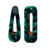 New 2PCS/Set Vintage Leopard Acetate Geometric Hair Clips For Women Girls Headband Fashion Hairpins Barrettes Hair Accessories daiiibabyyy
