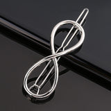 Chic Metal Geometric Hair Clip Round Triangle Barrettes Hairpin Barrette Hair Claws Women Girls Fashion Hair Accessories Gifts daiiibabyyy