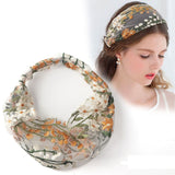 Ruoshui Summer Woman Elegant Lace Hairband Floral Headband Turban Women Headwear Hair Accessories Girls Bezel Fashion Bandana daiiibabyyy