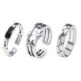2022 New Korean Style Flower Rings for Women Punk Trendy Vintage Plum Blossom Ring Small Daisy Flower Rings Party Couple Rings daiiibabyyy